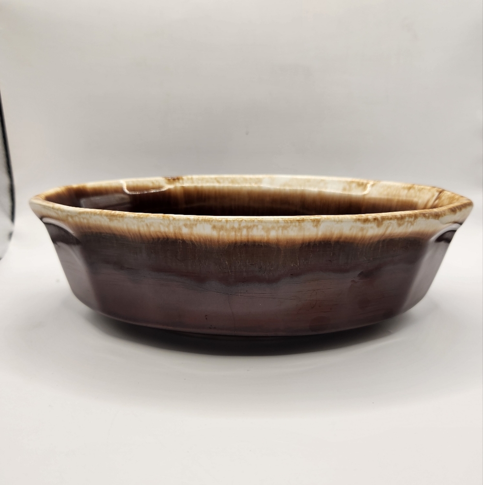 Vintage McCoy Brown Drip Glaze Ovenproof Baking Dish Made in USA - Picture 3 of 9